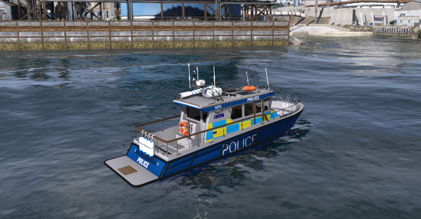 Targa 32 Police boat - MPS Style