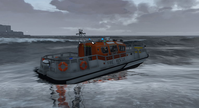 Landing craft Fire Boat